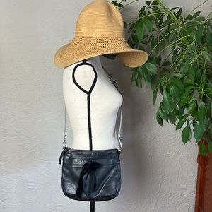 Perlina Leather Crossbody Bag